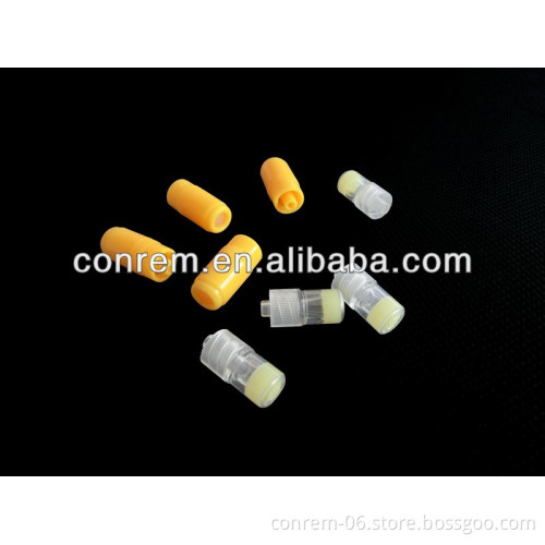 High quality Medical Use yellow luer lock heparin cap